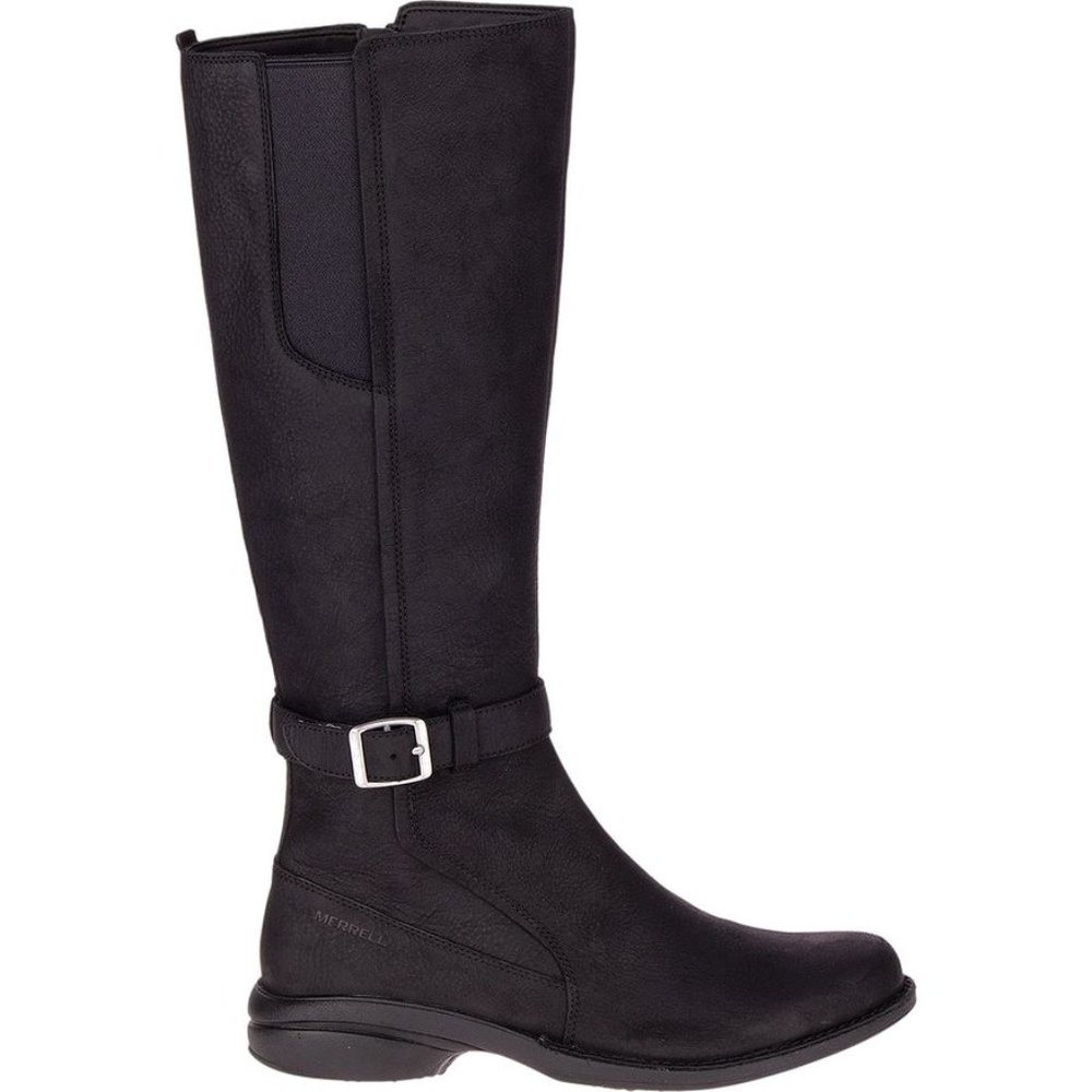 Merrell Women's Andover Tall WP Boots 7 Black